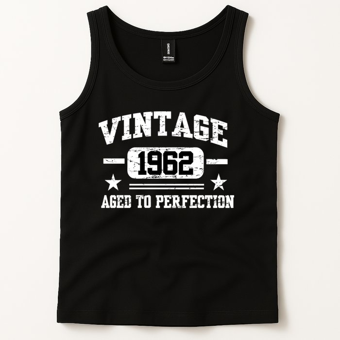 Personalize Vintage Birthday Age To Perfection Custom Year Tank Top