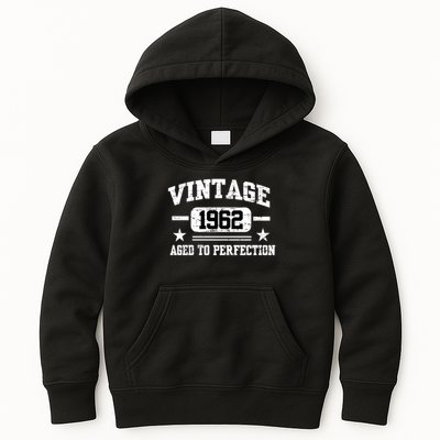 Personalize Vintage Birthday Age To Perfection Custom Year Kids Hoodie