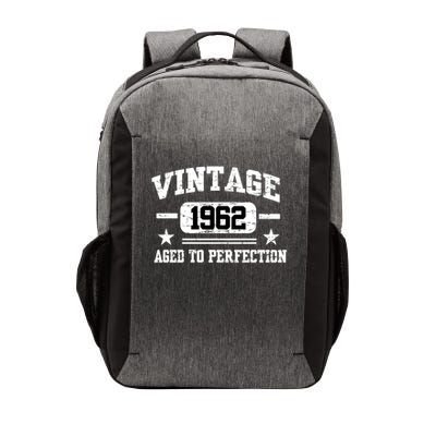Personalize Vintage Birthday Age To Perfection Custom Year Vector Backpack