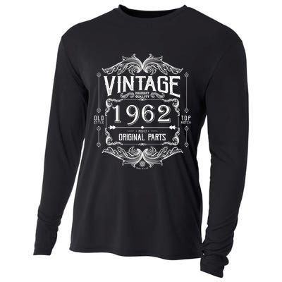 Personalize Vintage Birthday Custom Year Original Parts Cooling Performance Long Sleeve Crew