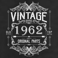 Personalize Vintage Birthday Custom Year Original Parts Golf Towel