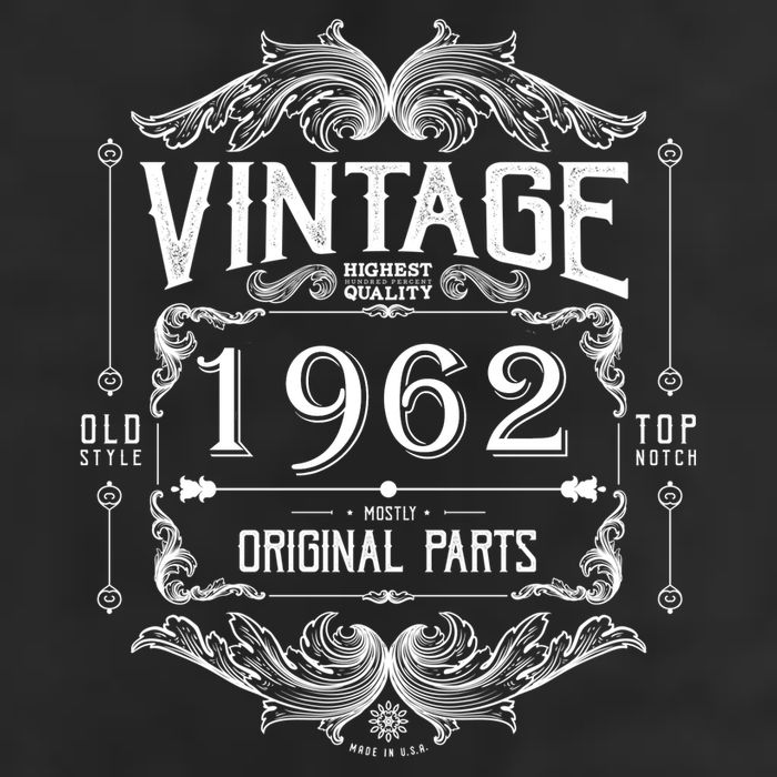 Personalize Vintage Birthday Custom Year Original Parts Golf Towel
