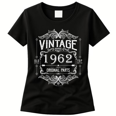 Personalize Vintage Birthday Custom Year Original Parts Womens T-Shirt