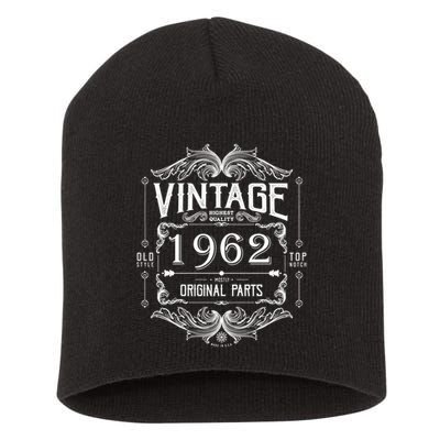 Personalize Vintage Birthday Custom Year Original Parts Short Acrylic Beanie
