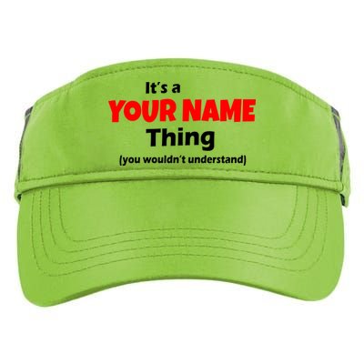 Personalized Funny You Wouldn't Understand Custom Name Adult Drive Performance Visor