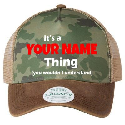 Personalized Funny You Wouldn't Understand Custom Name Legacy Tie Dye Trucker Hat