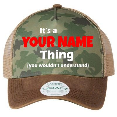 Personalized Funny You Wouldn't Understand Custom Name Legacy Tie Dye Trucker Hat