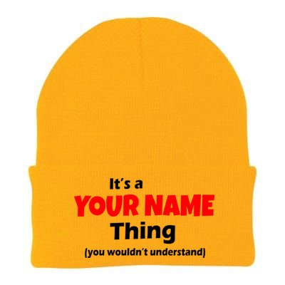 Personalized Funny You Wouldn't Understand Custom Name Knit Cap Winter Beanie