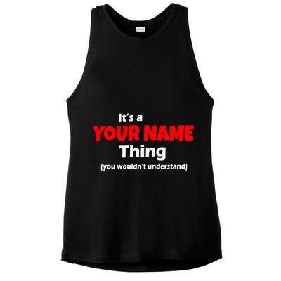 Personalized Funny You Wouldn't Understand Custom Name Ladies PosiCharge Tri-Blend Wicking Tank