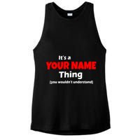 Personalized Funny You Wouldn't Understand Custom Name Ladies PosiCharge Tri-Blend Wicking Tank