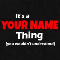 Personalized Funny You Wouldn't Understand Custom Name Ladies PosiCharge Tri-Blend Wicking Tank