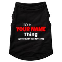 Personalized Funny You Wouldn't Understand Custom Name Doggie Tank