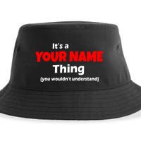 Personalized Funny You Wouldn't Understand Custom Name Sustainable Bucket Hat