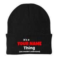 Personalized Funny You Wouldn't Understand Custom Name Knit Cap Winter Beanie