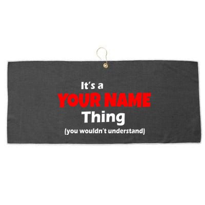 Personalized Funny You Wouldn't Understand Custom Name Large Microfiber Waffle Golf Towel