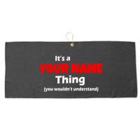 Personalized Funny You Wouldn't Understand Custom Name Large Microfiber Waffle Golf Towel