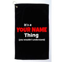 Personalized Funny You Wouldn't Understand Custom Name Golf Towel