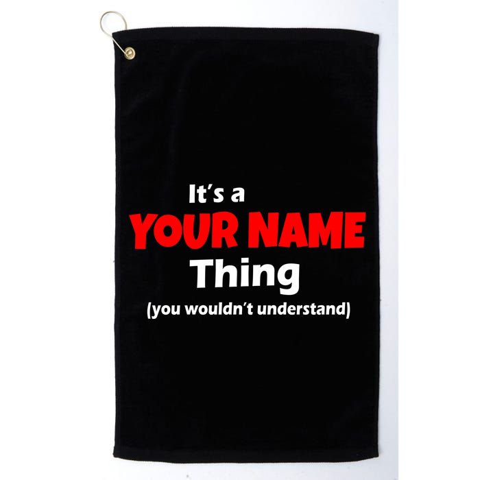 Personalized Funny You Wouldn't Understand Custom Name Golf Towel