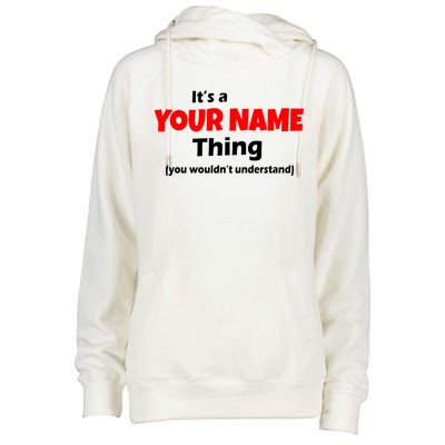 Personalized Funny You Wouldn't Understand Custom Name Womens Funnel Neck Pullover Hood