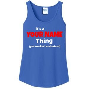 Personalized Funny You Wouldn't Understand Custom Name Ladies Essential Tank