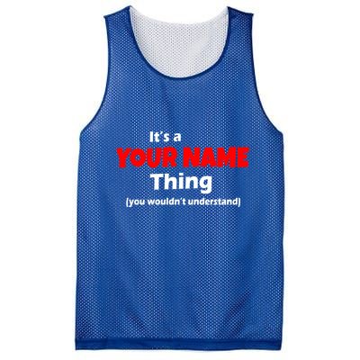 Personalized Funny You Wouldn't Understand Custom Name Mesh Reversible Basketball Jersey Tank