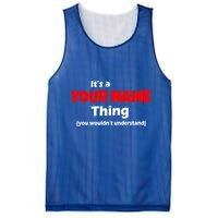 Personalized Funny You Wouldn't Understand Custom Name Mesh Reversible Basketball Jersey Tank