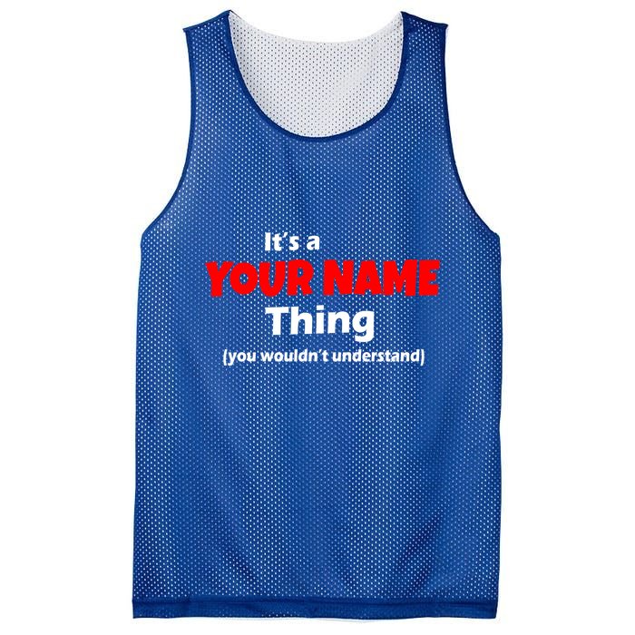 Personalized Funny You Wouldn't Understand Custom Name Mesh Reversible Basketball Jersey Tank