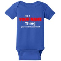 Personalized Funny You Wouldn't Understand Custom Name Baby Bodysuit