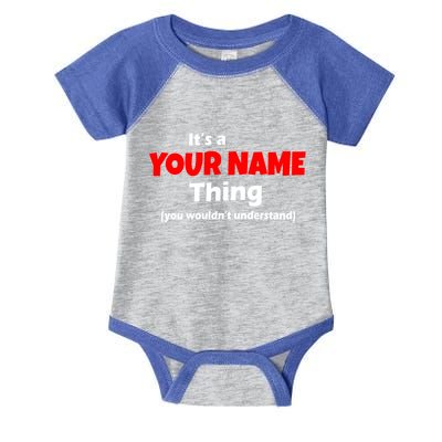 Personalized Funny You Wouldn't Understand Custom Name Infant Baby Jersey Bodysuit