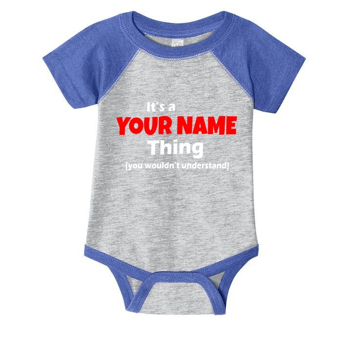 Personalized Funny You Wouldn't Understand Custom Name Infant Baby Jersey Bodysuit