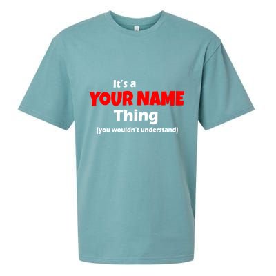 Personalized Funny You Wouldn't Understand Custom Name Sueded Cloud Jersey T-Shirt