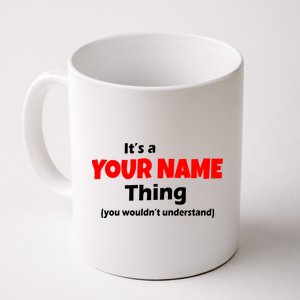 Personalized Funny You Wouldn't Understand Custom Name Coffee Mug