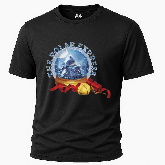 P.O.L.A.R E.X.P.R.E.S.S Snow Globe & Bell Logo Cooling Performance Crew T-Shirt