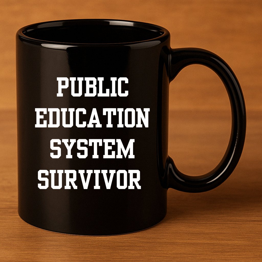 Public Education System Survivor 11oz C Handle Ceramic Mug