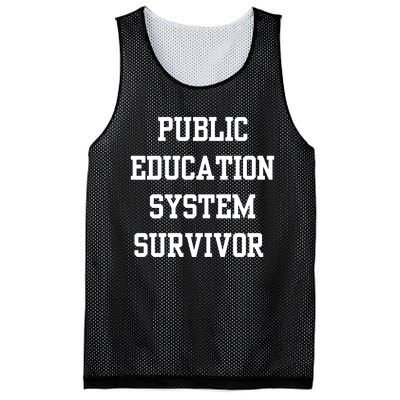 Public Education System Survivor Mesh Reversible Basketball Jersey Tank