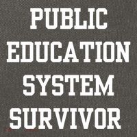 Public Education System Survivor Cotton Canvas Backpack