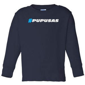 Pupusas El Salvador Toddler Long Sleeve Shirt