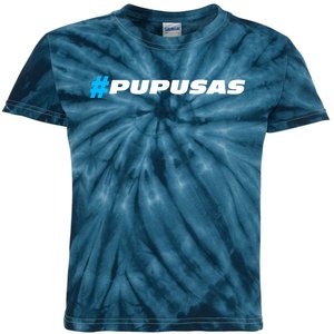 Pupusas El Salvador Kids Tie-Dye T-Shirt