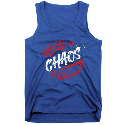 P E School Gift Physical Education Teacher Gift Chaos Gift Tank Top
