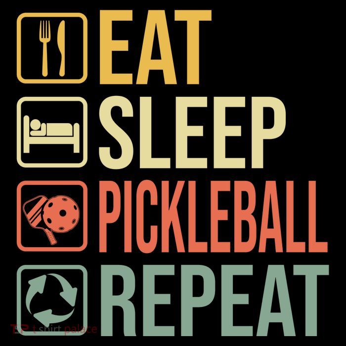 Pickleball Eat Sleep Repeat Women's V-Neck T-Shirt