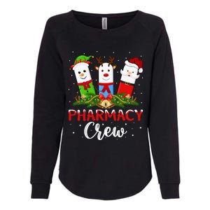 Pharmacist Elf Santa Pills Pharmacy Crew Christmas Gift Womens California Wash Sweatshirt