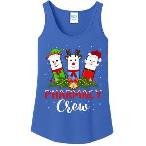 Pharmacist Elf Santa Pills Pharmacy Crew Christmas Gift Ladies Essential Tank