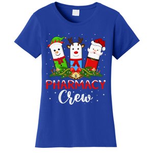 Pharmacist Elf Santa Pills Pharmacy Crew Christmas Gift Women's T-Shirt