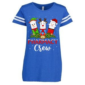 Pharmacist Elf Santa Pills Pharmacy Crew Christmas Gift Enza Ladies Jersey Football T-Shirt