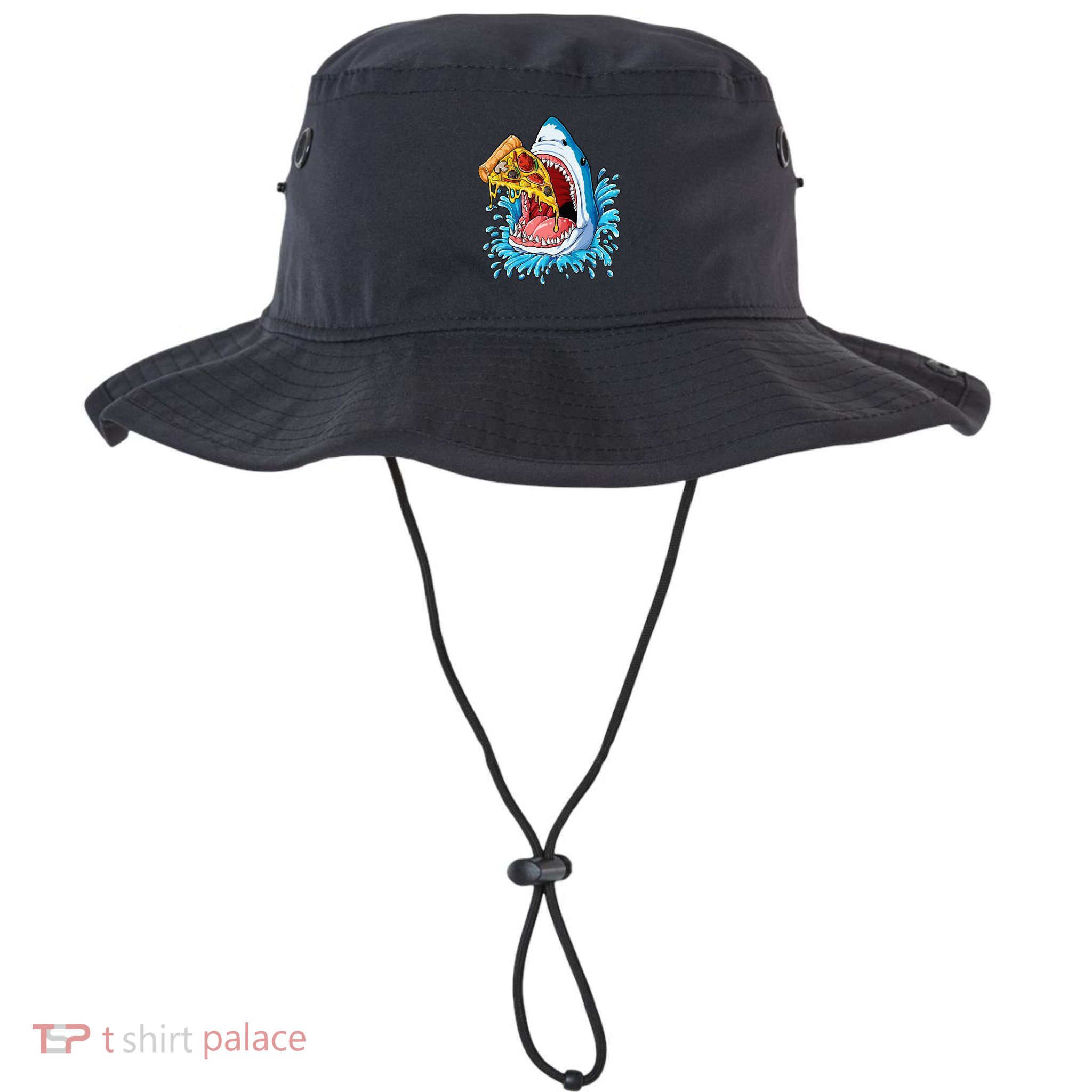 Pizza Eating Shark Food Lovers Jawsome Bucket Hat