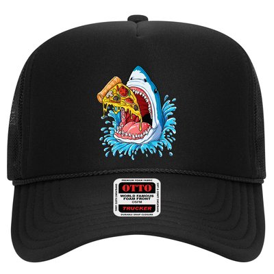 Pizza Eating Shark Food Lovers Jawsome Trucker Hat