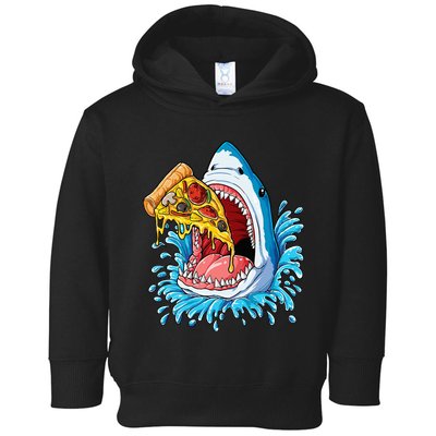 Pizza Eating Shark Food Lovers Jawsome Toddler Hoodie