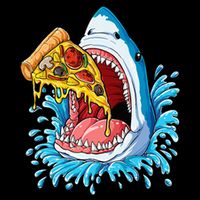 Pizza Eating Shark Food Lovers Jawsome Wool Snapback Cap
