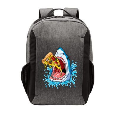 Pizza Eating Shark Food Lovers Jawsome Vector Backpack