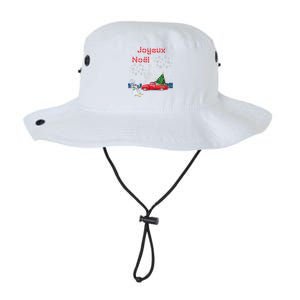 Paris Eiffel Tower Christmas Tree Red Truck Joyeux Noël Gift Legacy Cool Fit Booney Bucket Hat